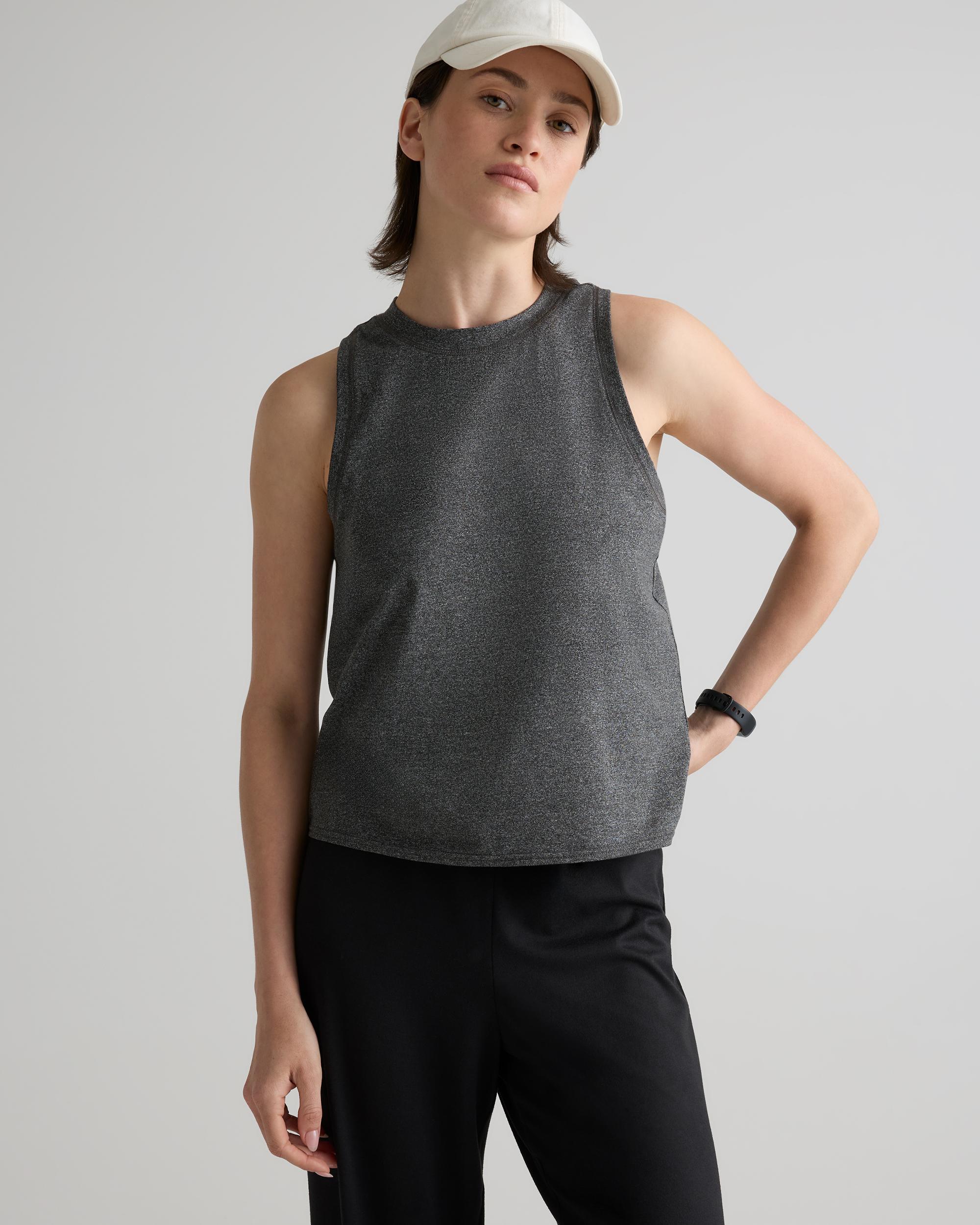 Quince | Women's Super Soft Performance Tank Top Flowknit Activewear, 100% Polyester Product Image