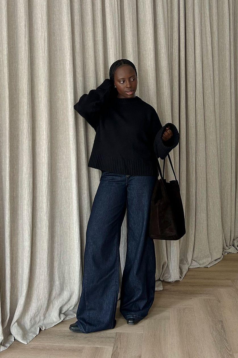 High Waist Extra Wide Leg Denim Product Image