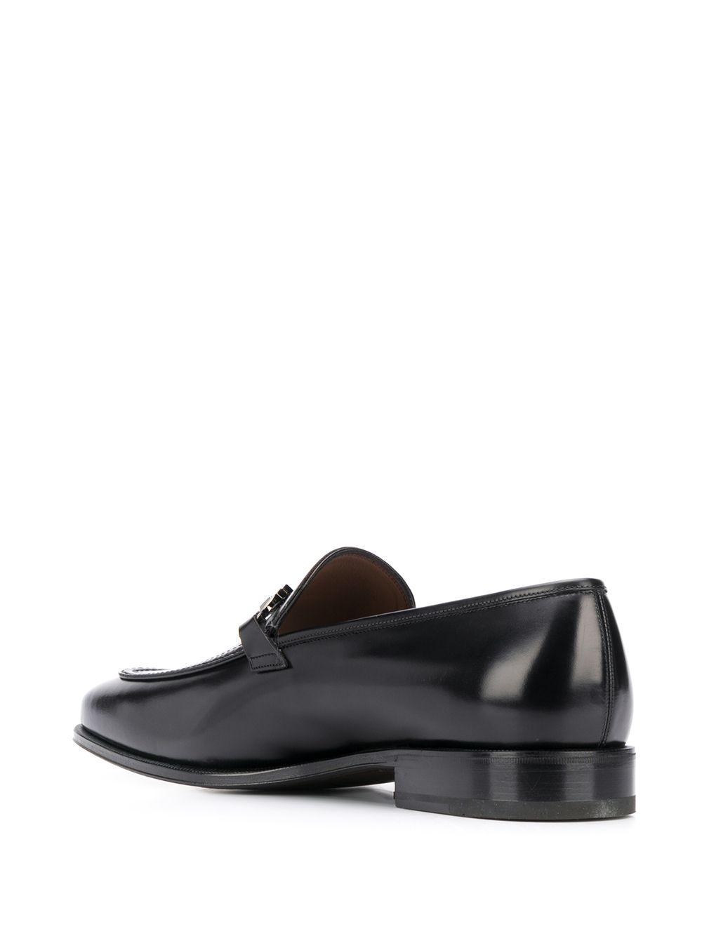 Gancini leather loafers Product Image