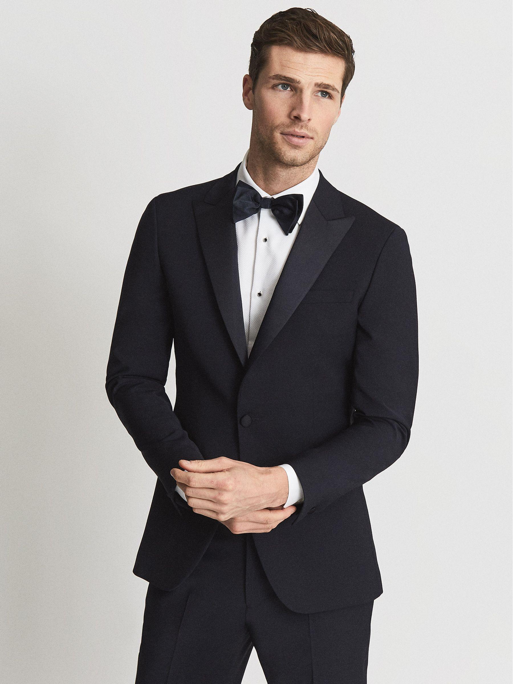 Modern Fit Performance Dinner Jacket in Navy Product Image