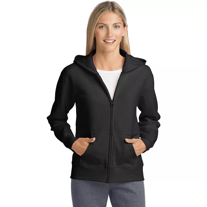 Women's Hanes® EcoSmart Full-Zip Hoodie Sweatshirt,  Product Image