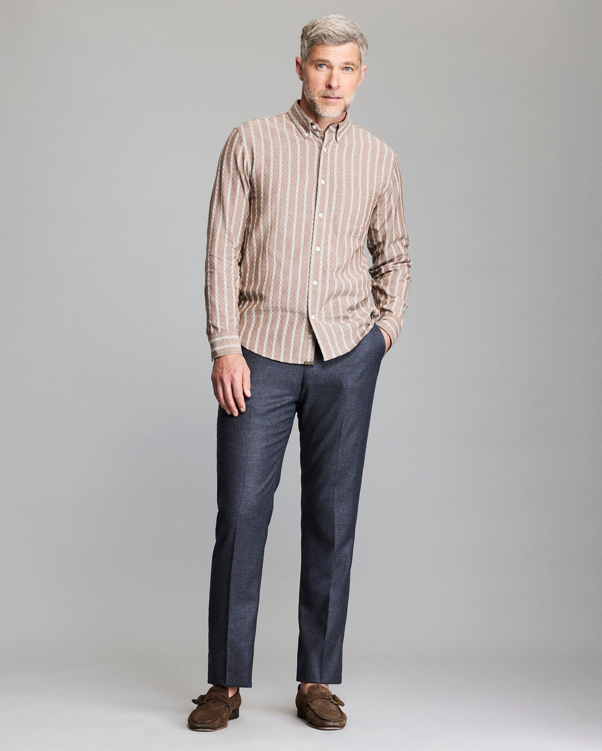 Dobby Stripe Tuscumbia Shirt Button Down -  Product Image