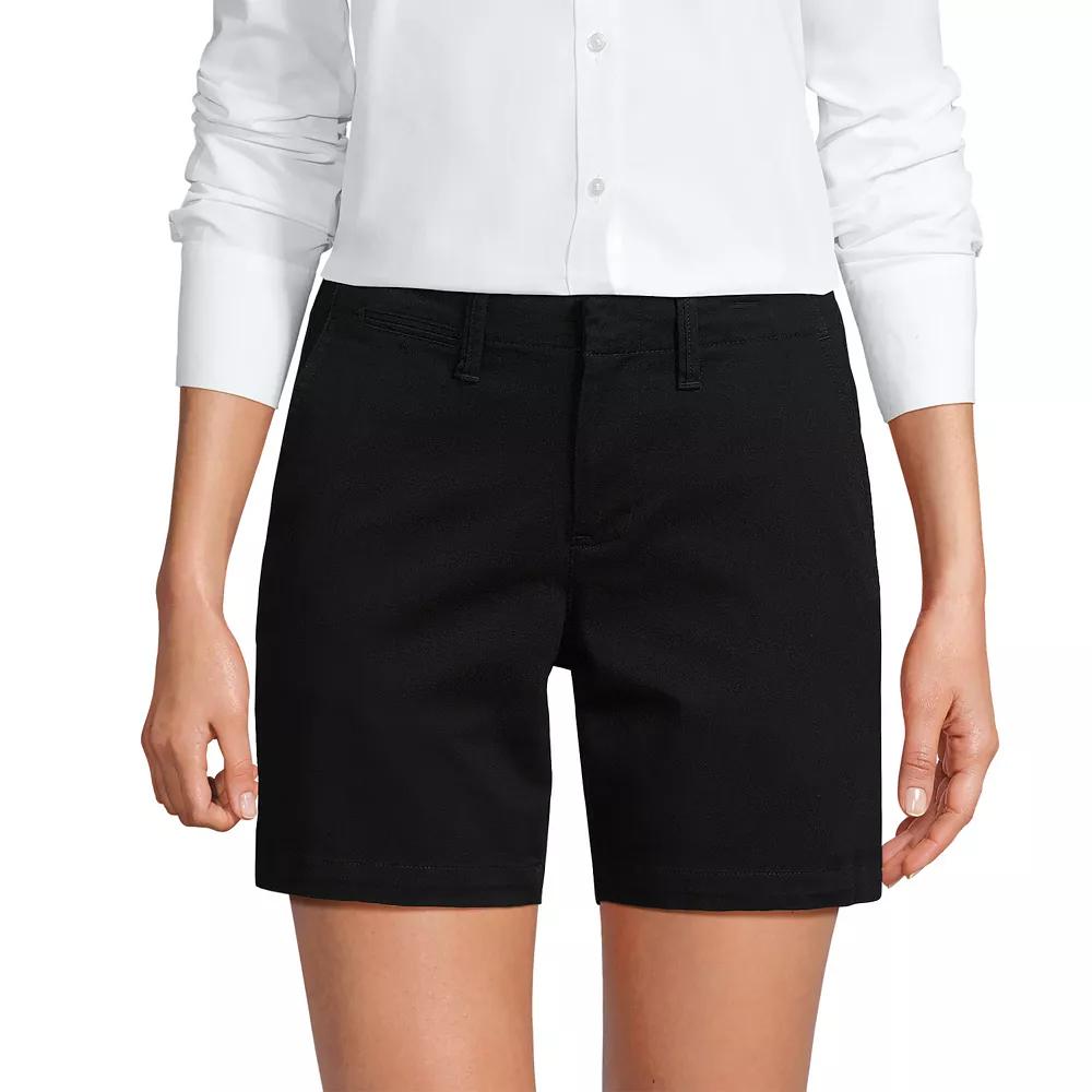 Women's Lands End Classic 7-in. Chino Shorts,  Product Image