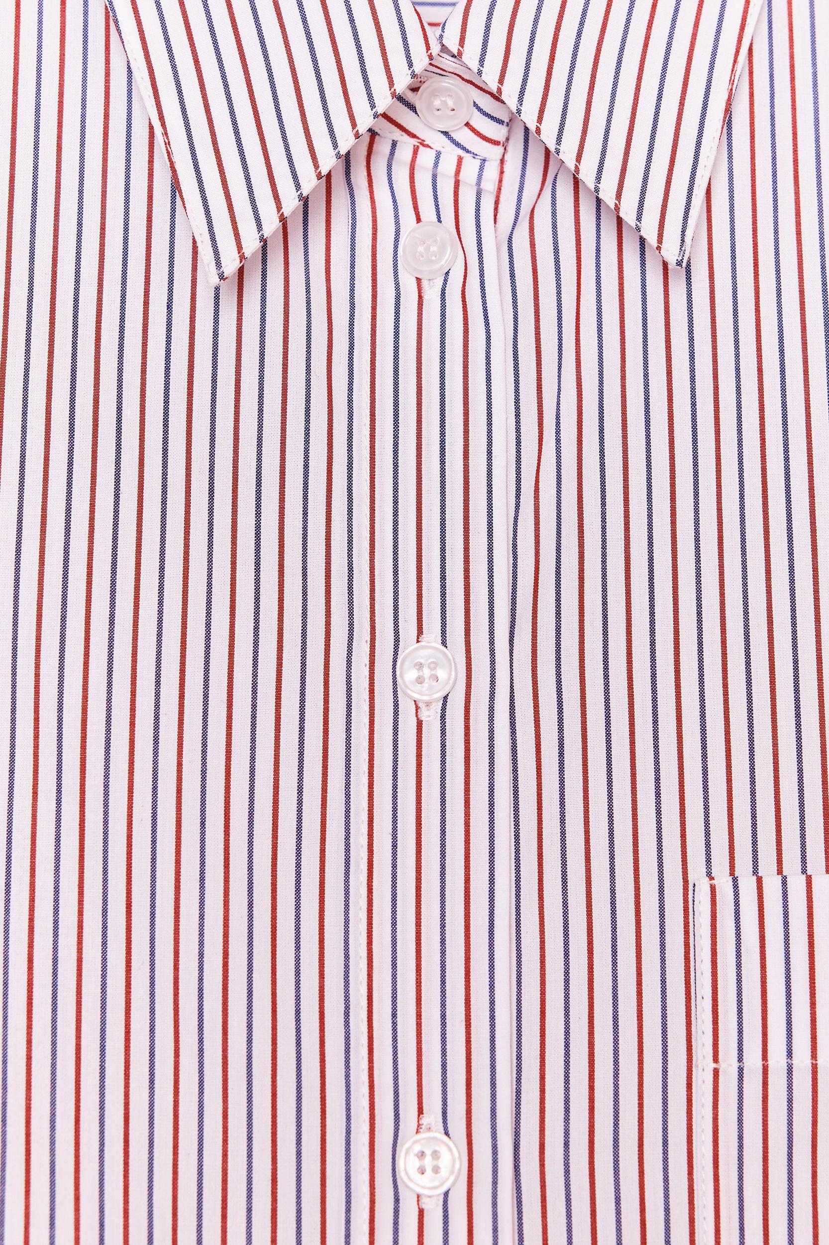 STRIPED POPLIN SHIRT ZW COLLECTION Product Image