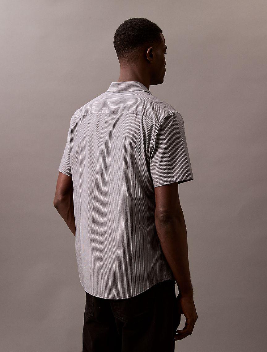 Stripe Slim Button-Down Shirt Product Image