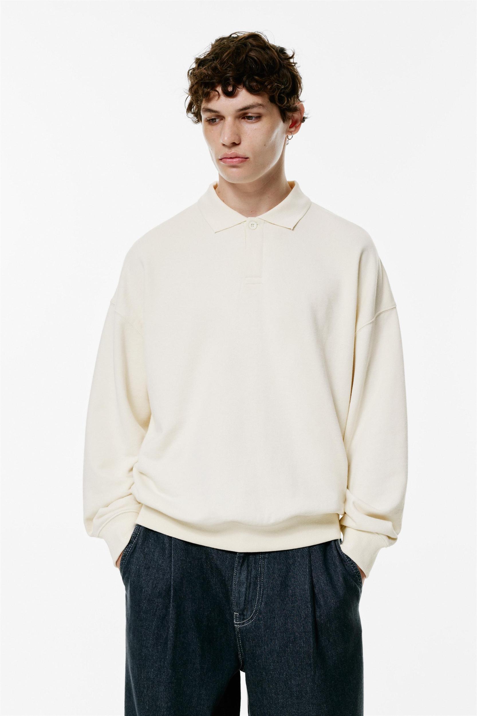 Long sleeve polo shirt Product Image