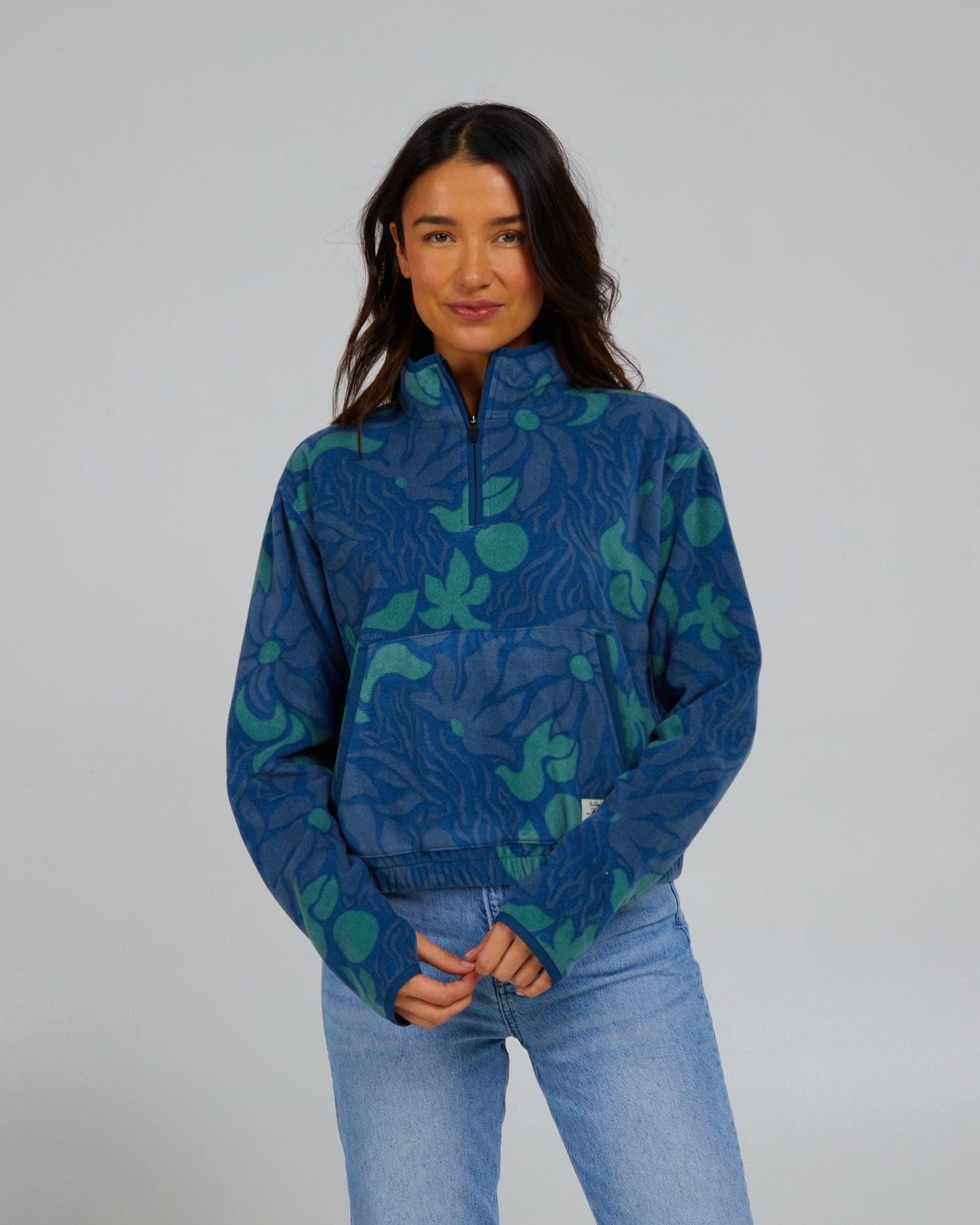 The Cove Pullover - Denim Product Image