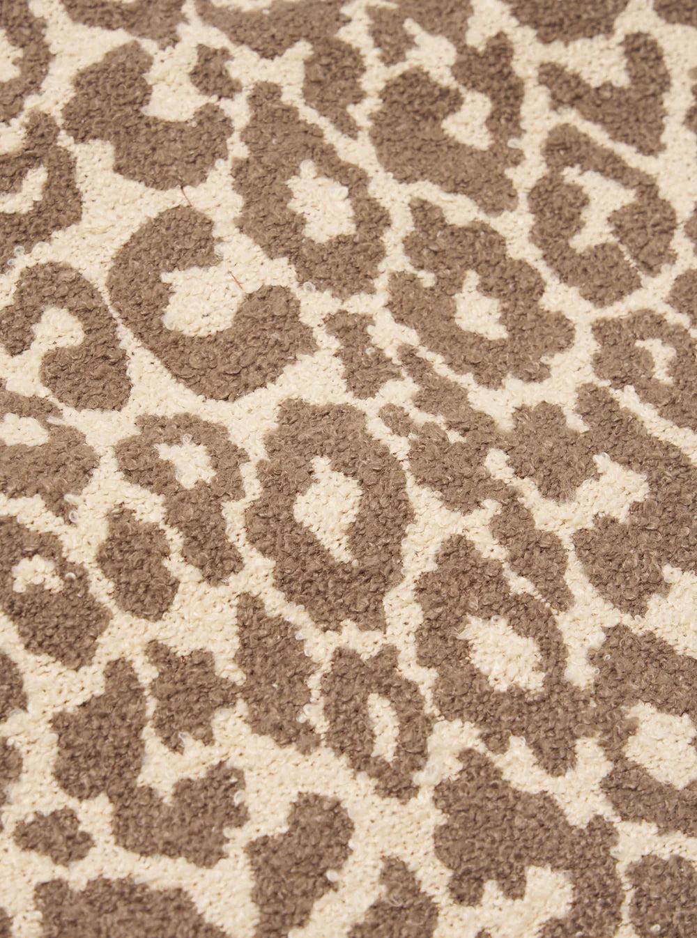 Universal Works Simple Bakers Jacket in Natural Crazy Leopard Product Image
