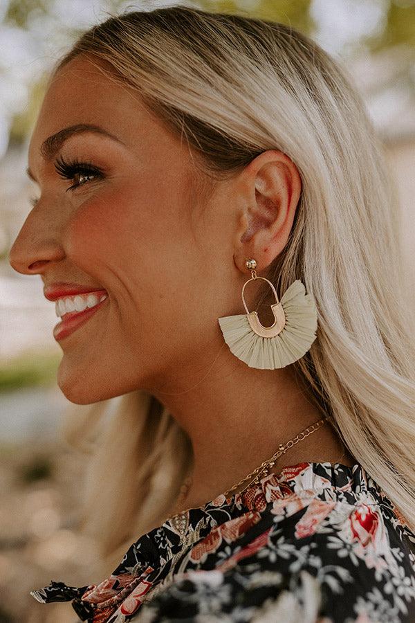 Made In The Shade Earrings In Mint Product Image