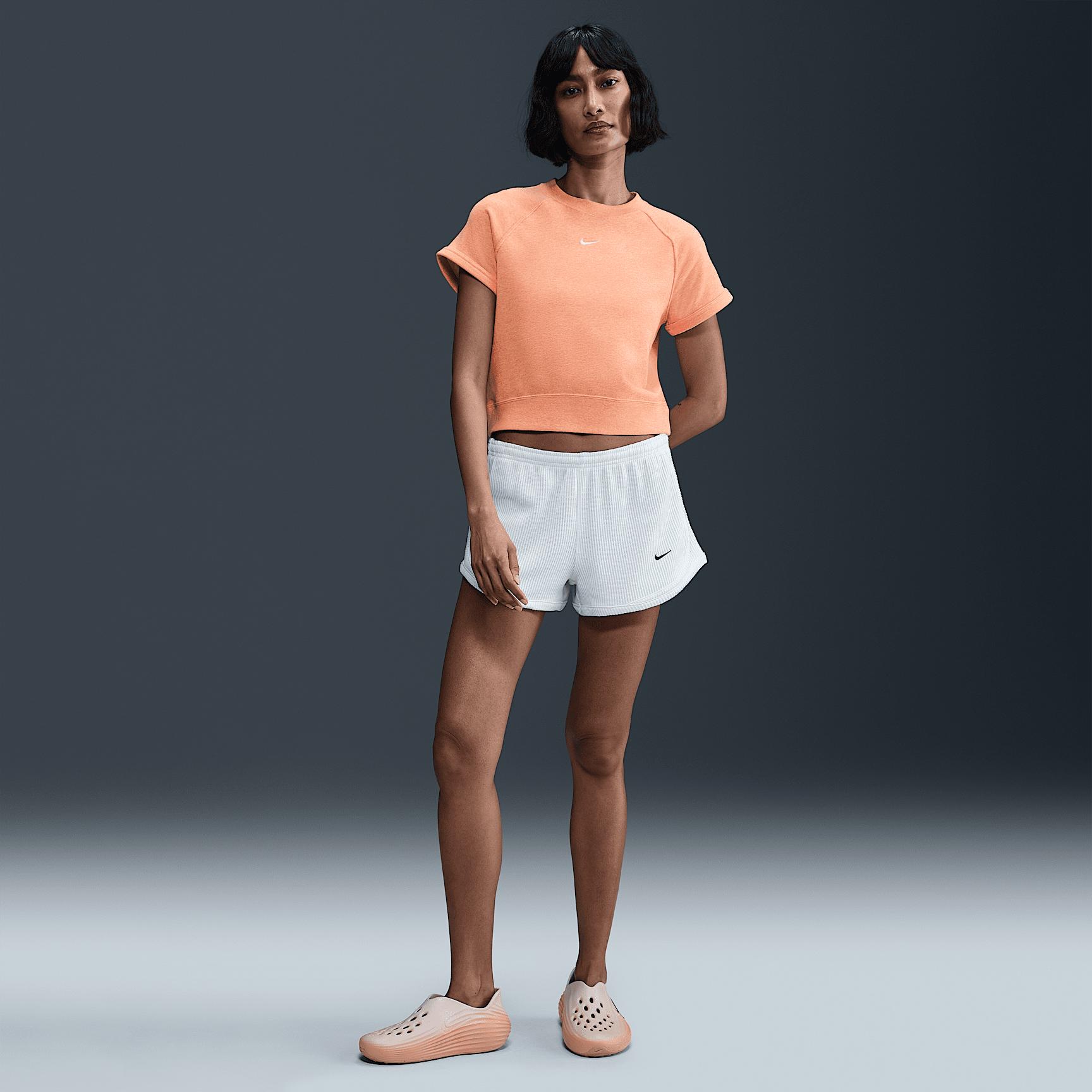 Nike Sportswear Chill Terry Women's Short-Sleeve French Terry Top Product Image