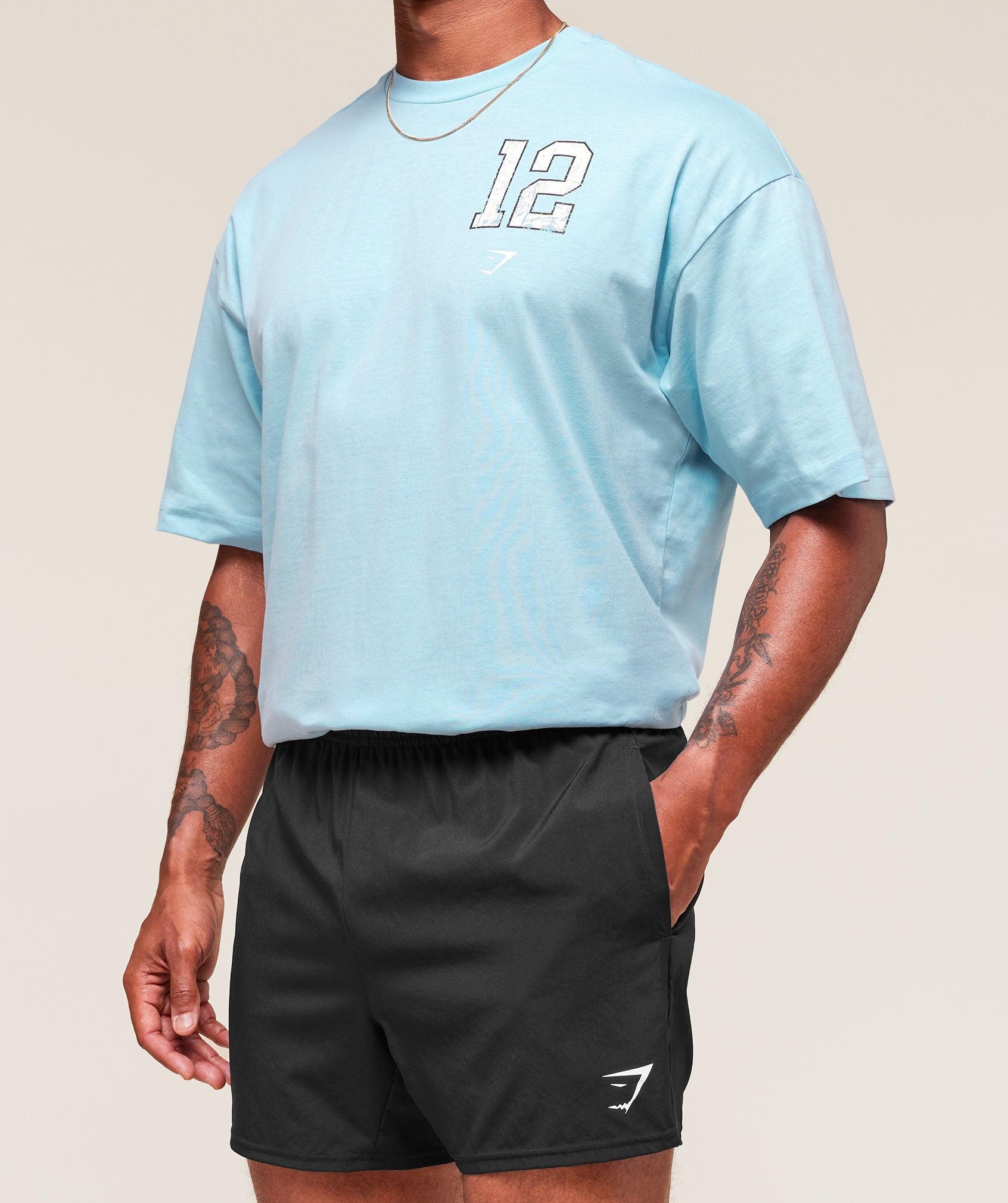 Gymshark Campus T-Shirt - Athletic Light Blue Male Product Image