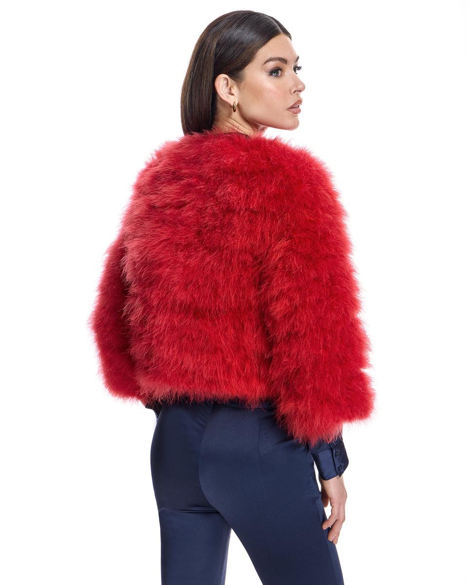 Collarless Feather Bolero Product Image