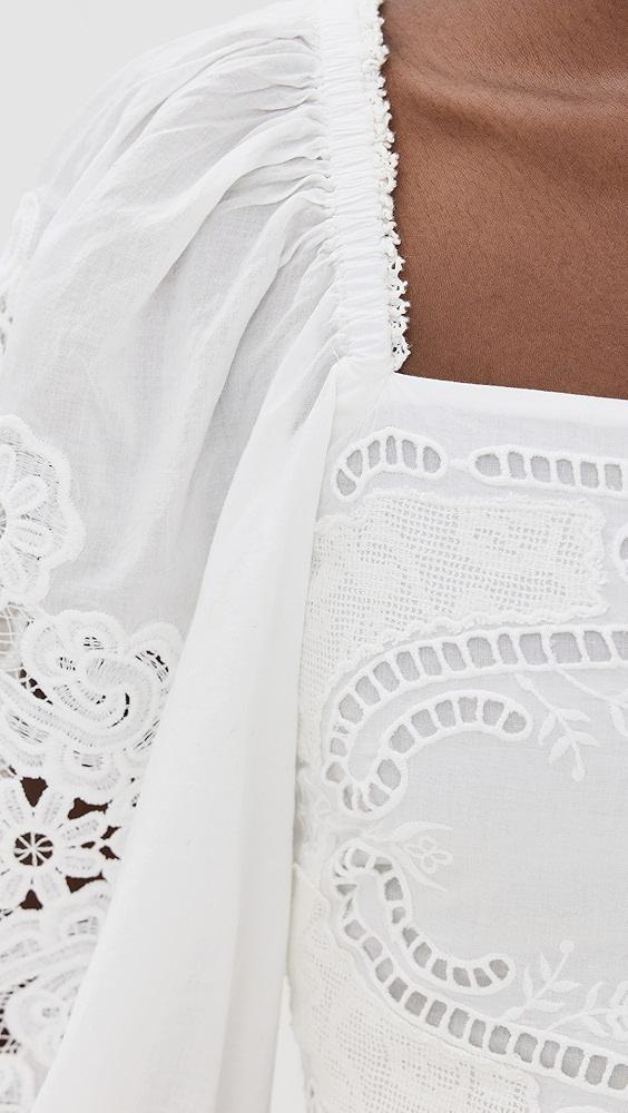 FARM Rio Lace Blouse | Shopbop Product Image