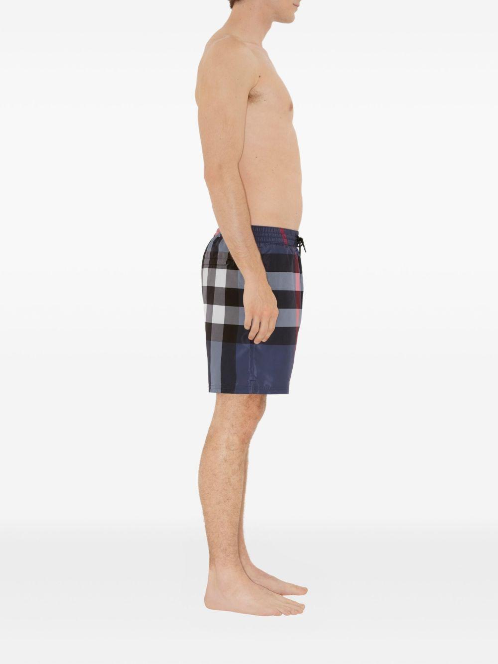 checked swim shorts Product Image