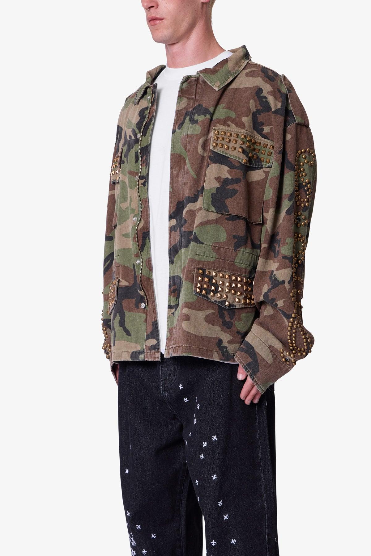 Studded Camo Jacket - Camo Product Image