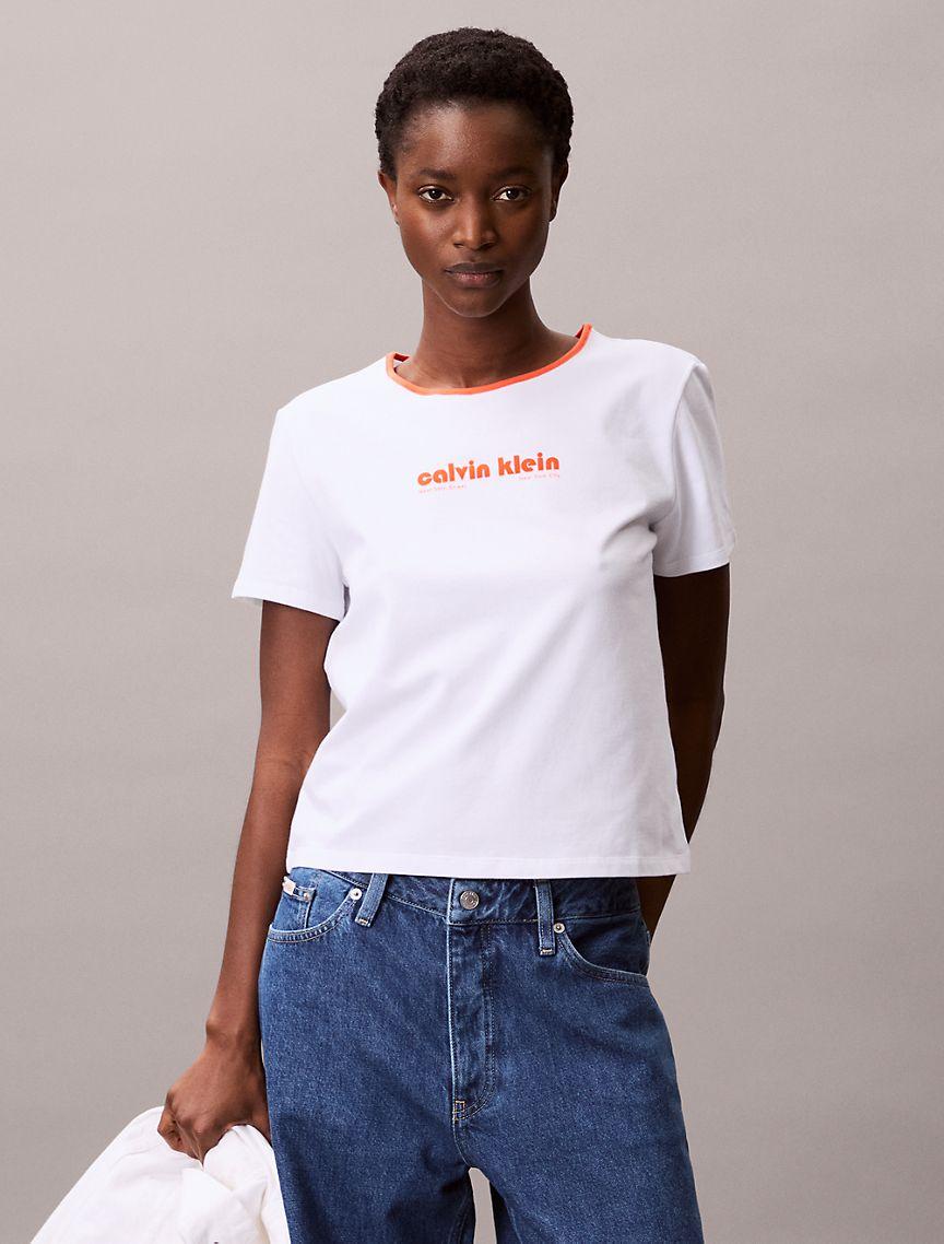 Round Logo Graphic Classic T-Shirt  Product Image