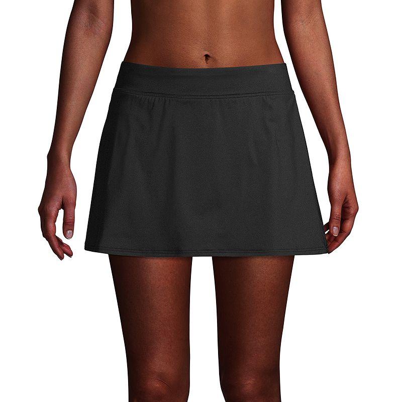 Petite Lands' End UPF 50 Tummy Control Swim Skirt, Women's,  Product Image