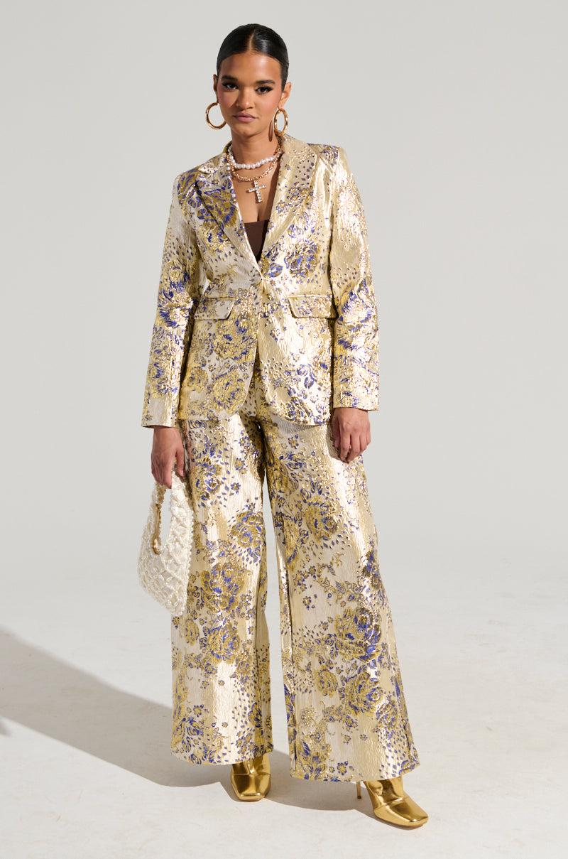 GOLDIE BROCADE TROUSER Product Image
