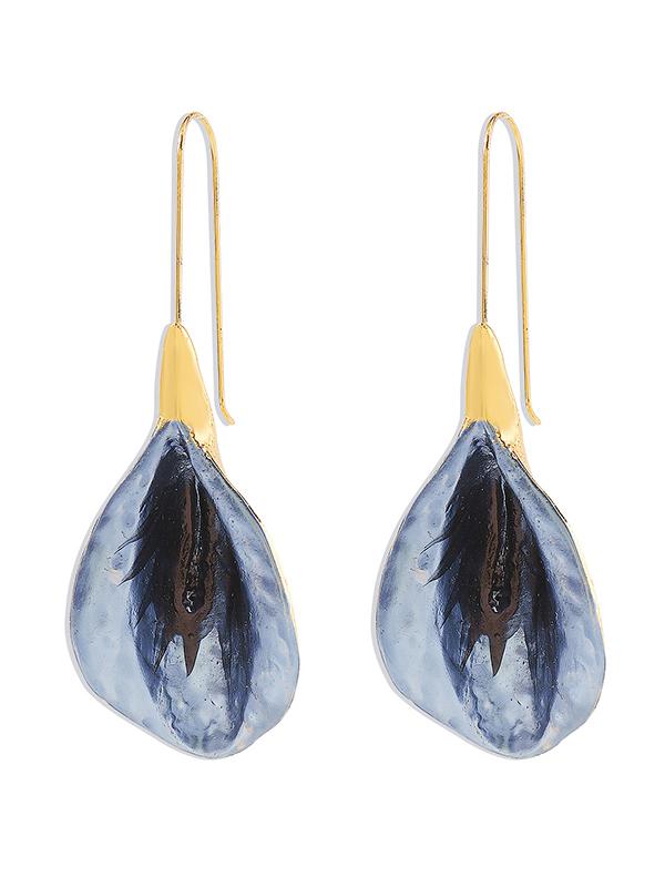 Flower Shape Drop Earrings Earrings Accessories Product Image