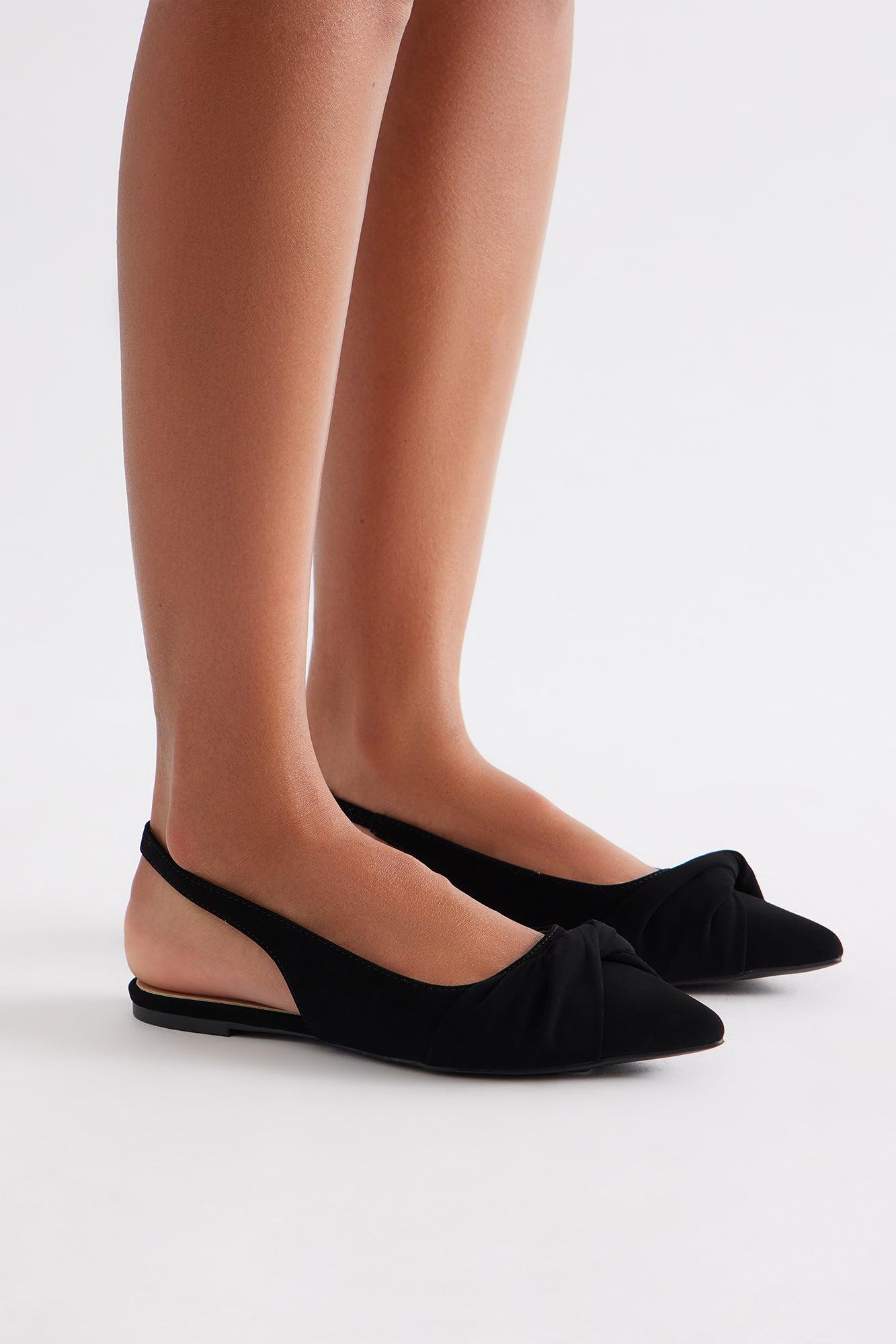 Gelina Slingback Flats - Black Female Product Image