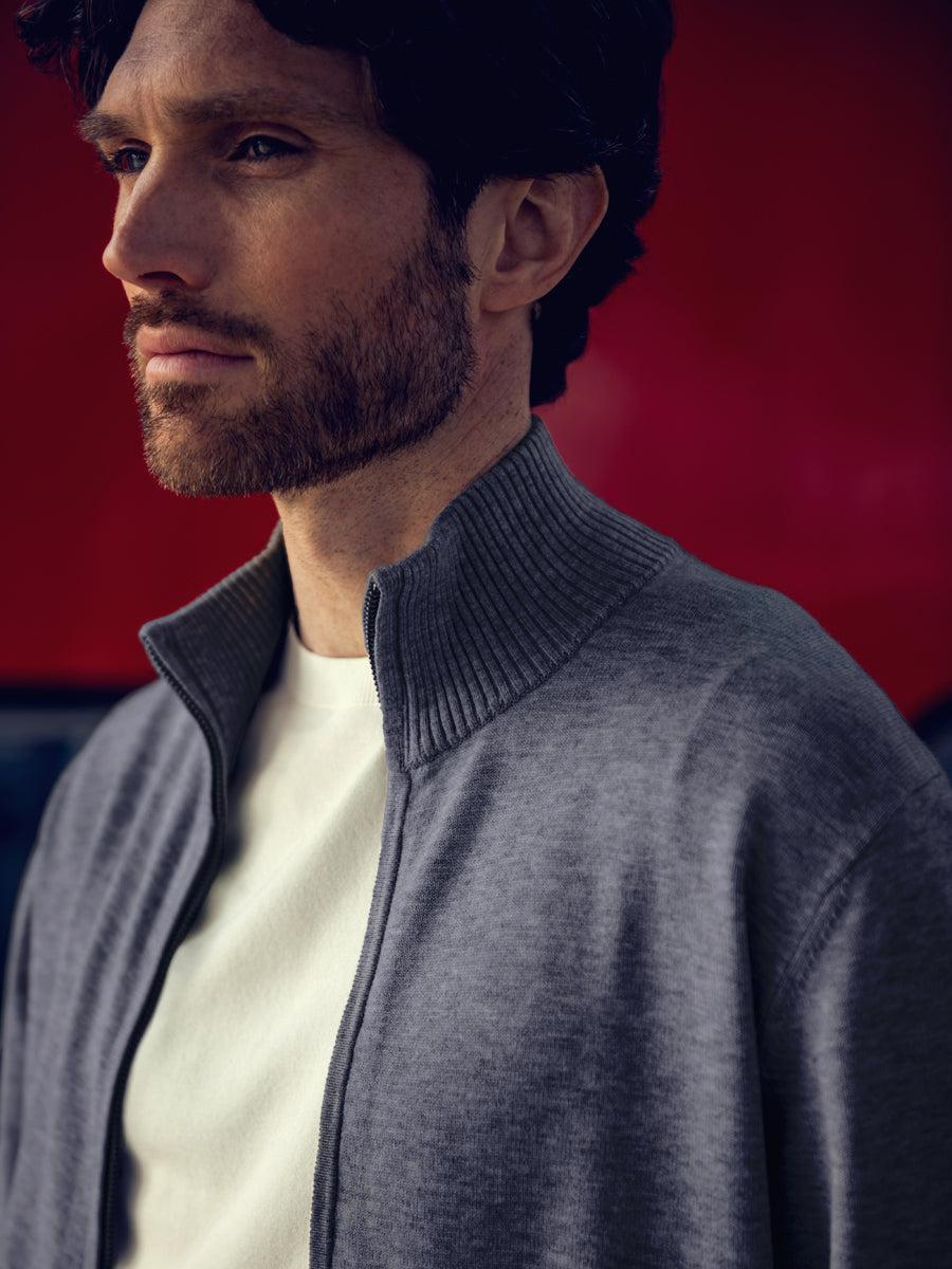 Men's Atlas Bomber Jacket - Indigo Heather Male Product Image