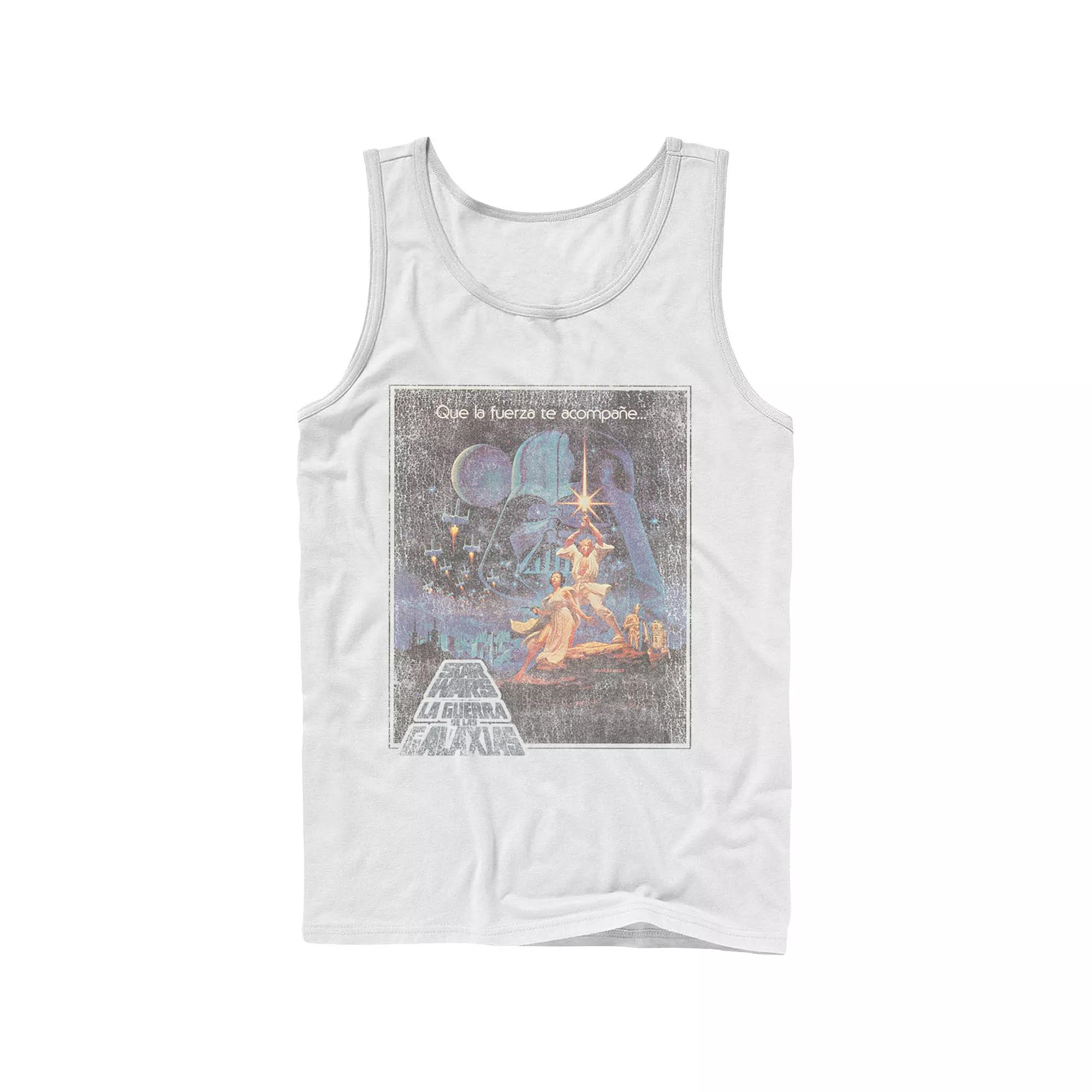 Men's Star Wars Faded VHS Cover Tank Top,  Product Image