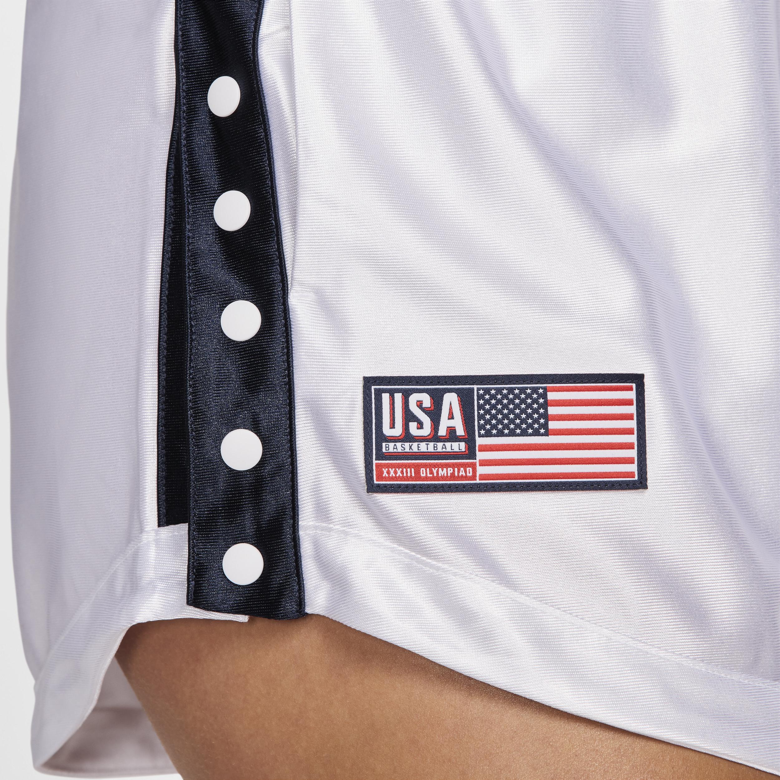 USA Village Women's Nike Basketball High-Waisted Shorts Product Image