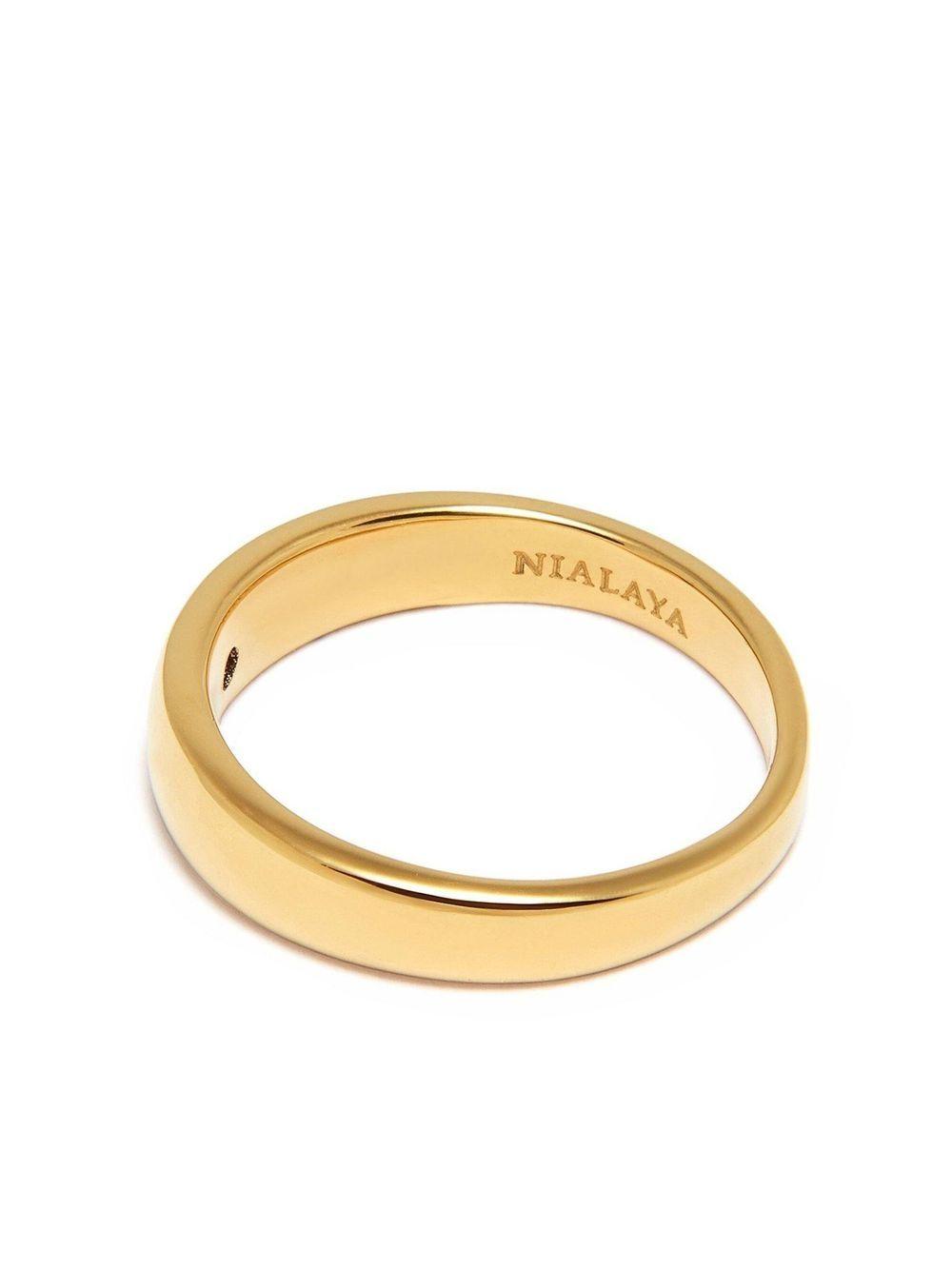 crystal-embellished band ring Product Image