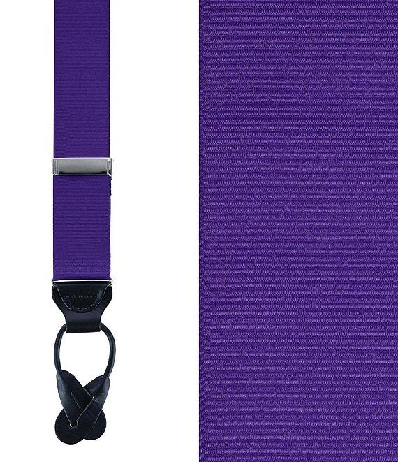 Trafalgar Phoenix Grosgrain Non-Stretch Ribbon Button End Suspenders Product Image