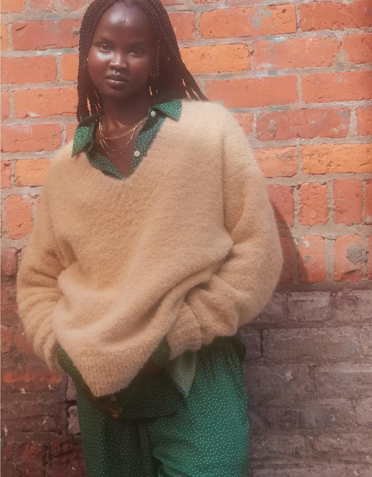 Aerie Teddy Boucle Sweater Product Image