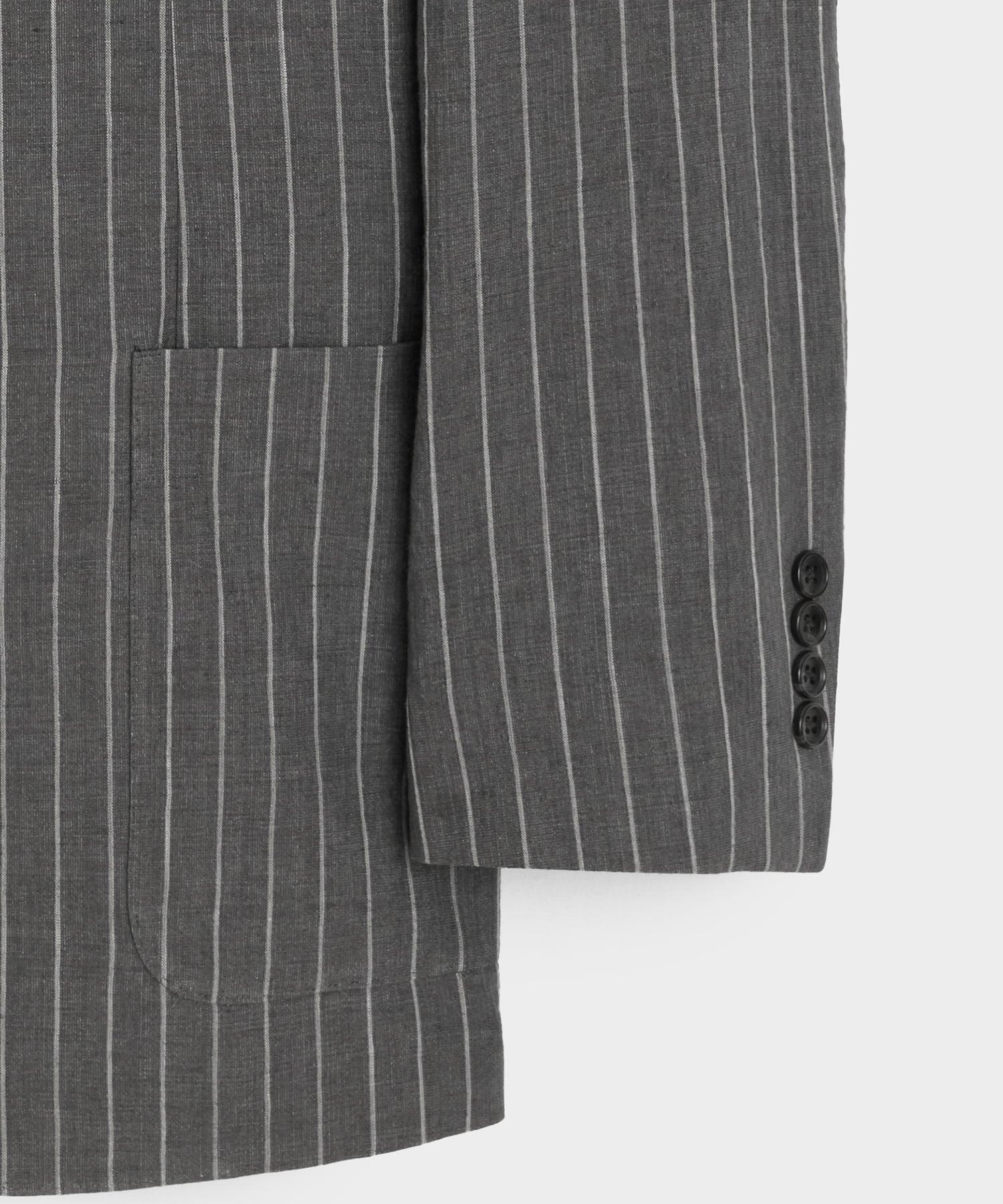 Italian Linen-Cotton Single-Breasted Wythe Jacket Product Image