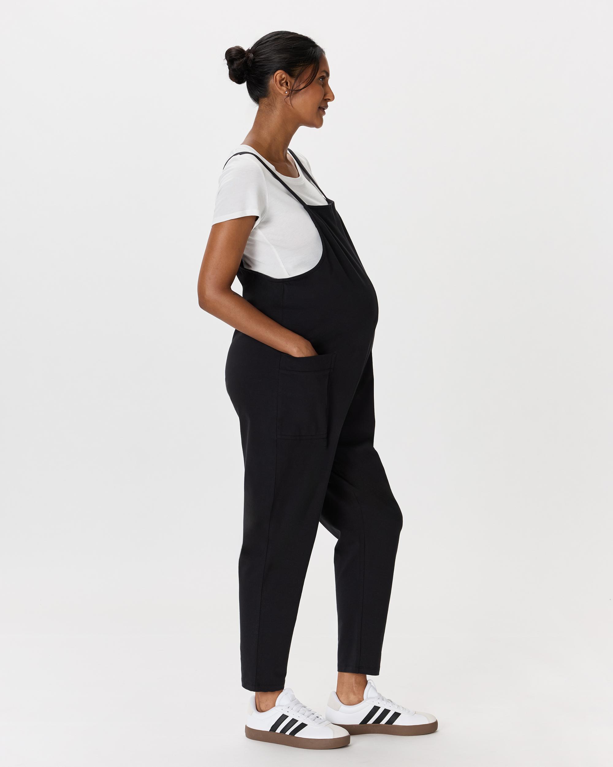 Quince | Women's Maternity Overalls Size XS, Organic Cotton Product Image