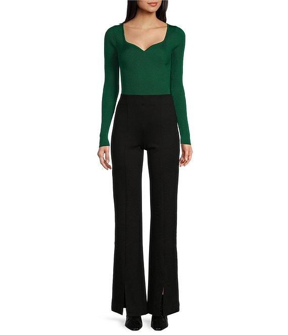 Takara Long Sleeve Directional Rib Bodysuit Product Image