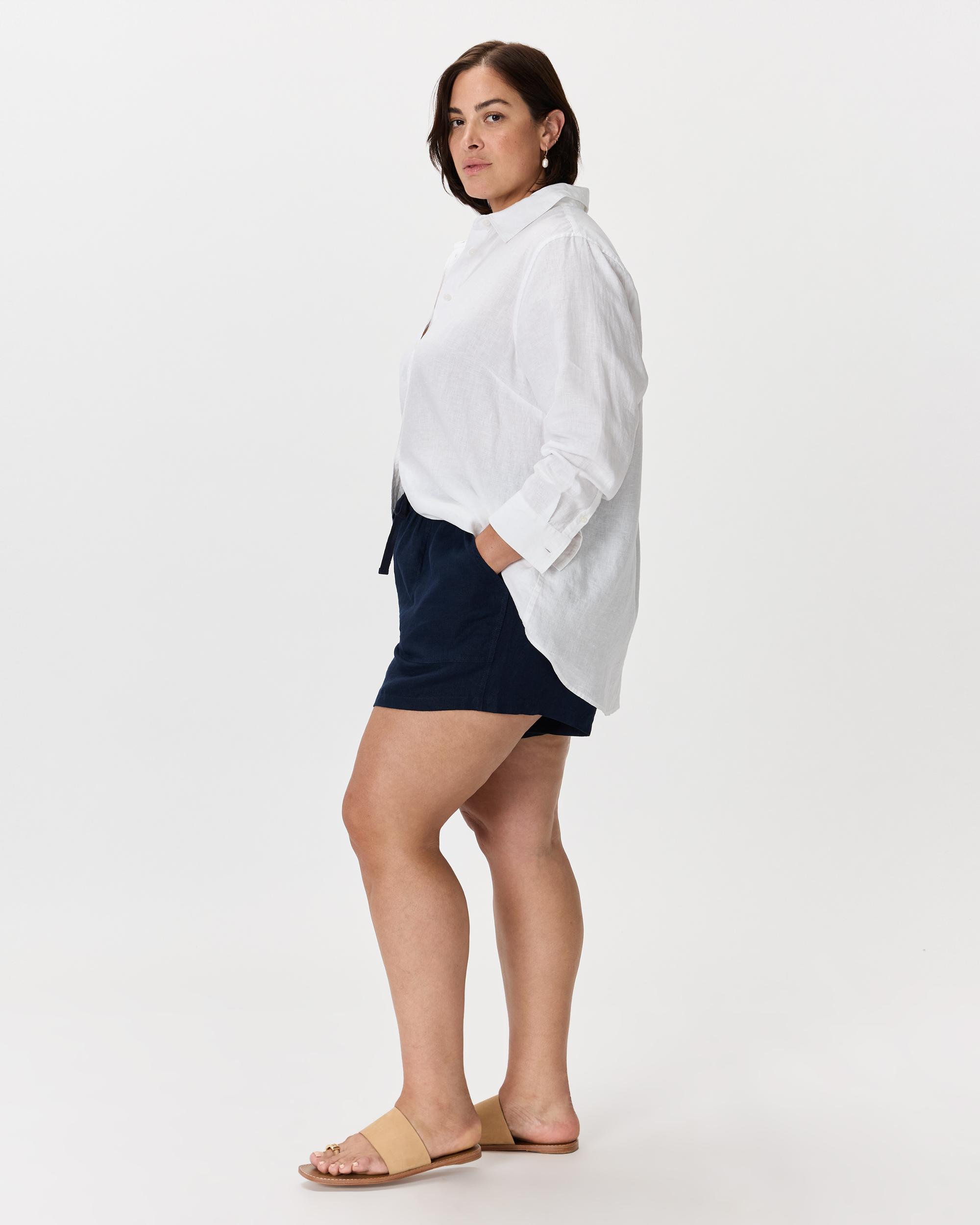 Quince | Women's 100% European Linen Shorts Product Image