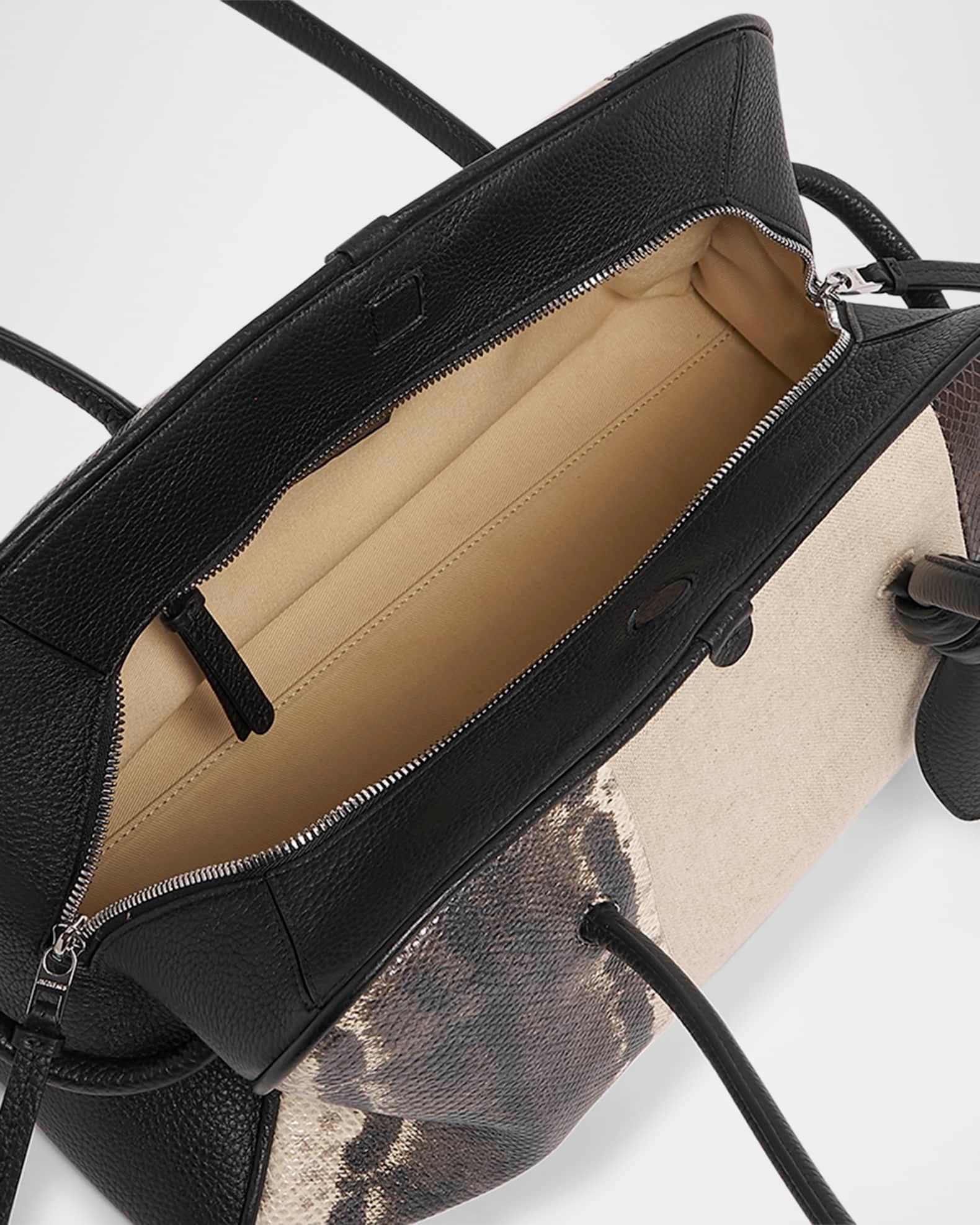 Le Turismo Snakeskin Top Handle Bowling Bag  Product Image