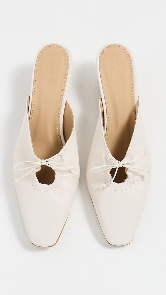 ALOHAS Amar Cream Leather Mules | Shopbop Product Image