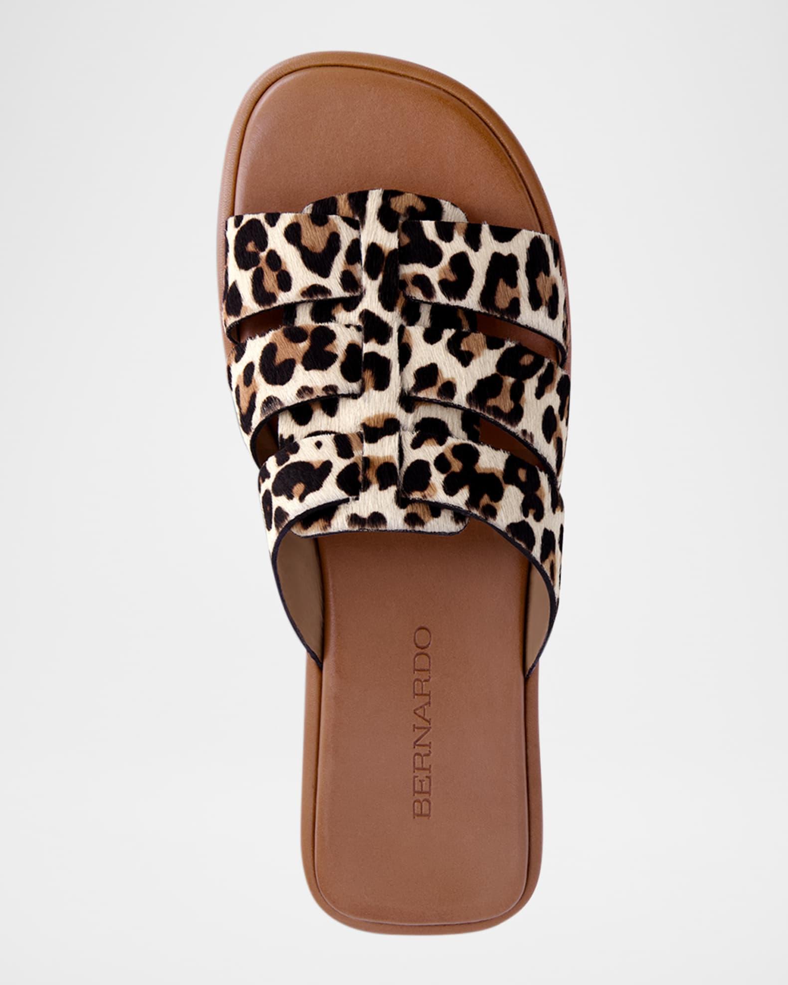 Tamer Caged Animal-Print Slide Sandals Product Image