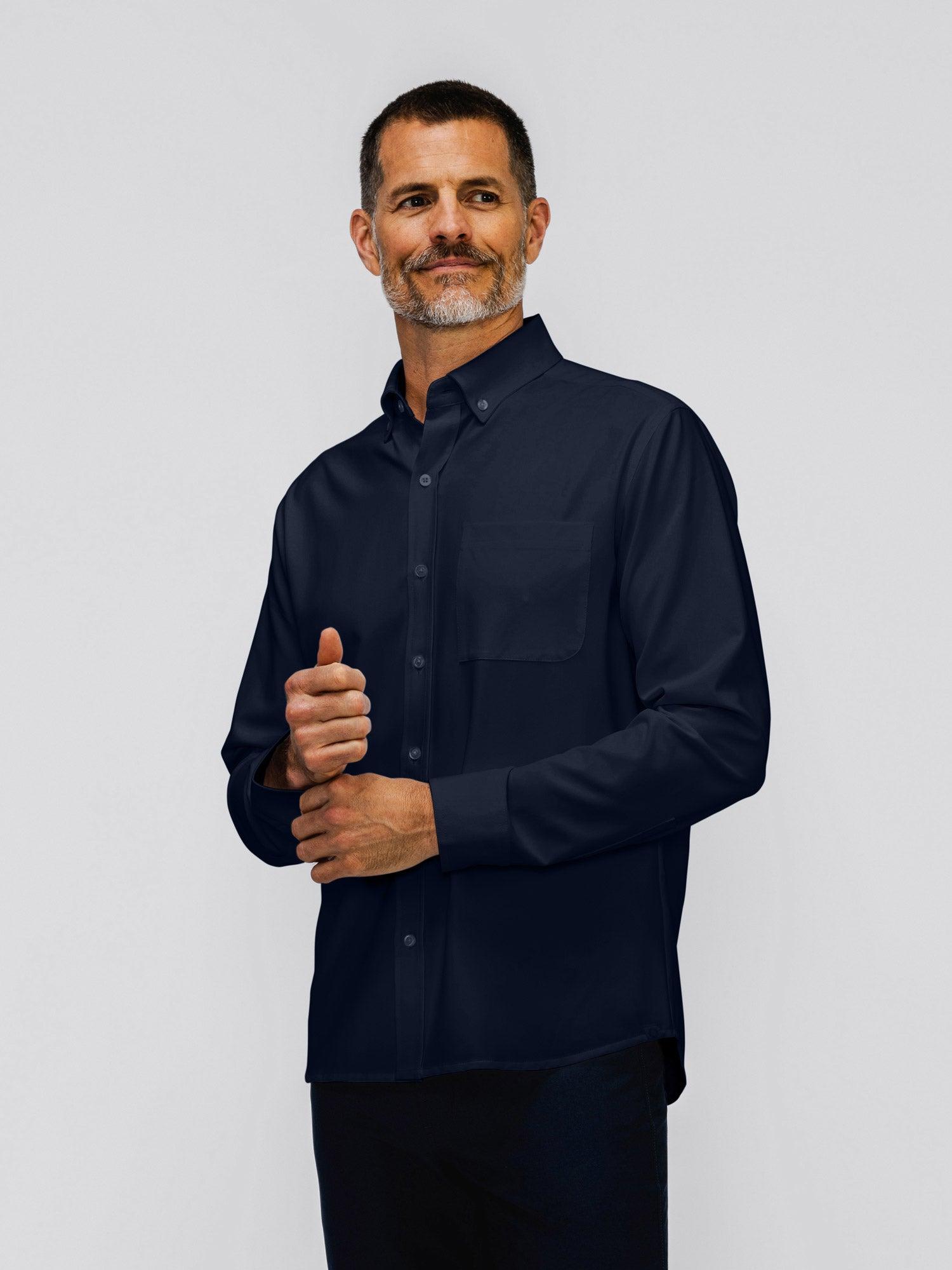 Men's AeroZeroº Sport Shirt - Dark Navy (MPS) Product Image