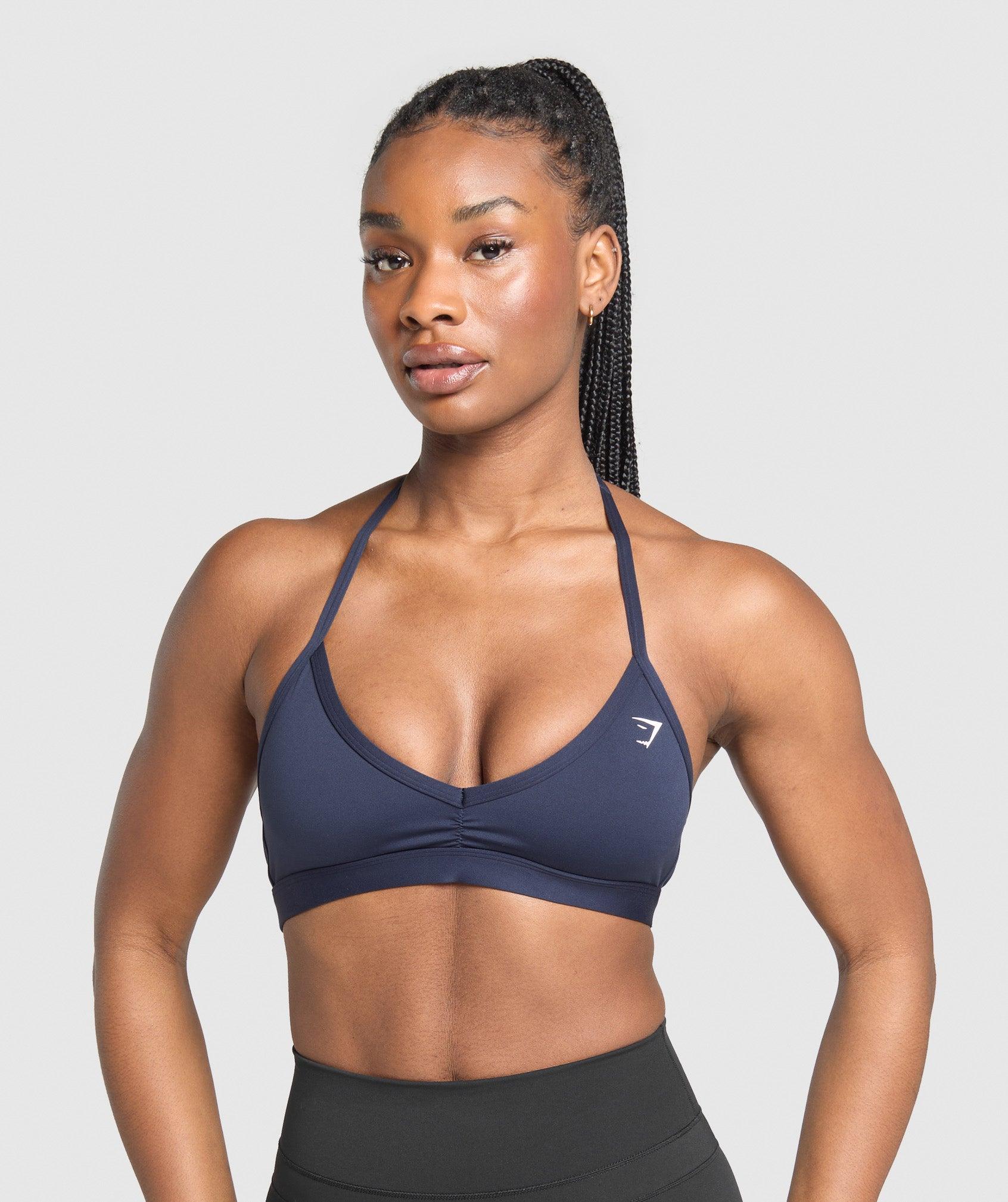 Minimal Halterneck Sports Bra Product Image