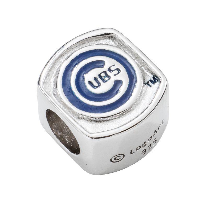 LogoArt Chicago Cubs Sterling Silver Bead, Women's, Blue Product Image