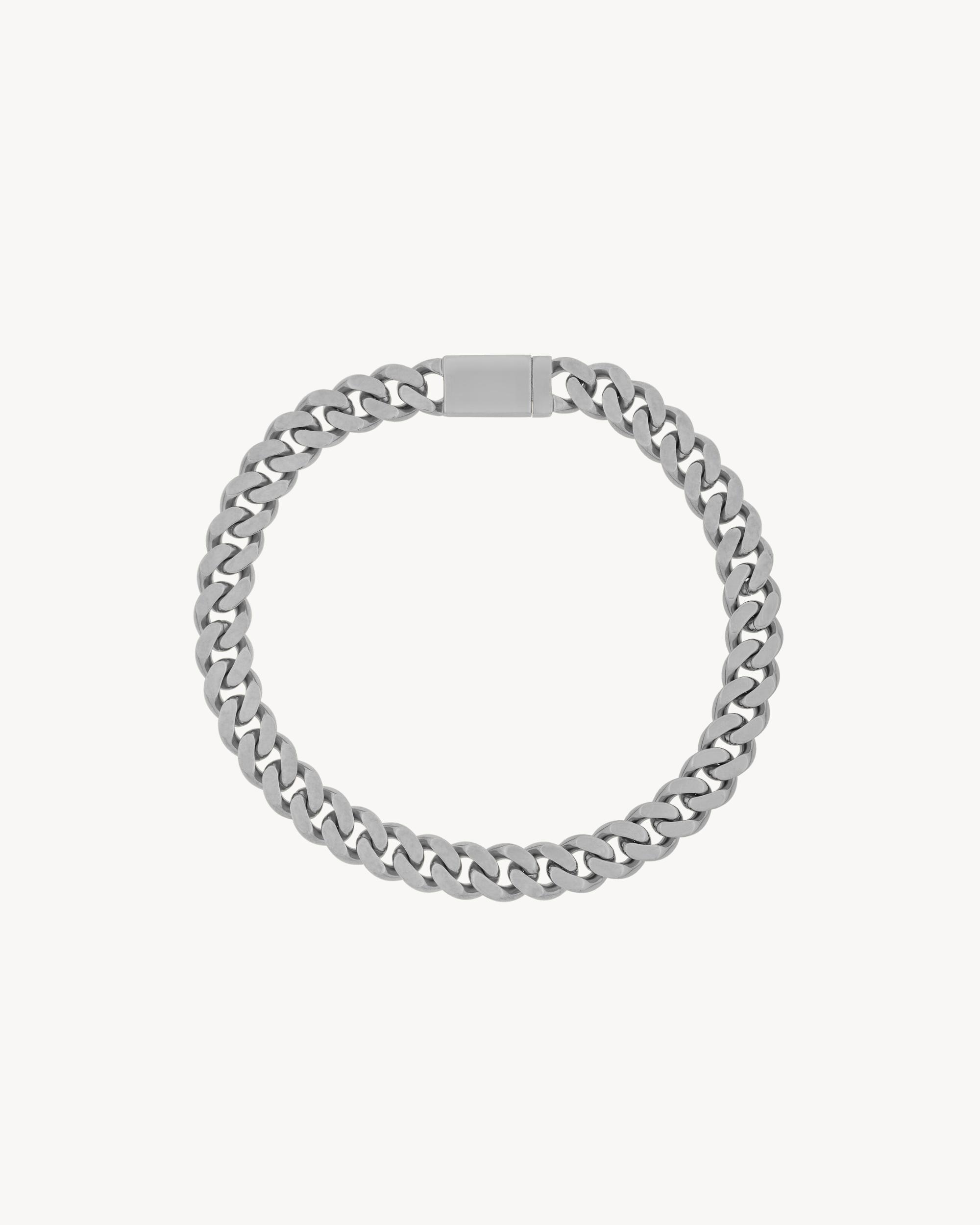 Metal curb chain necklace Product Image