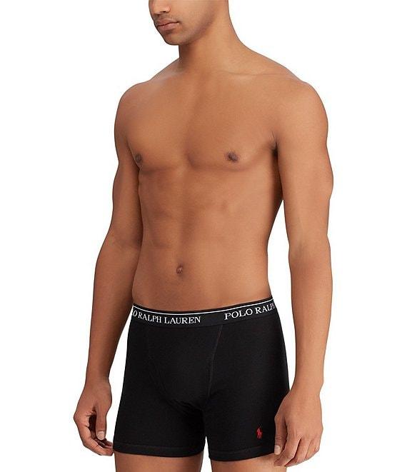 Polo Ralph Lauren Classic Fit Solid Boxer Briefs 3-Pack Product Image