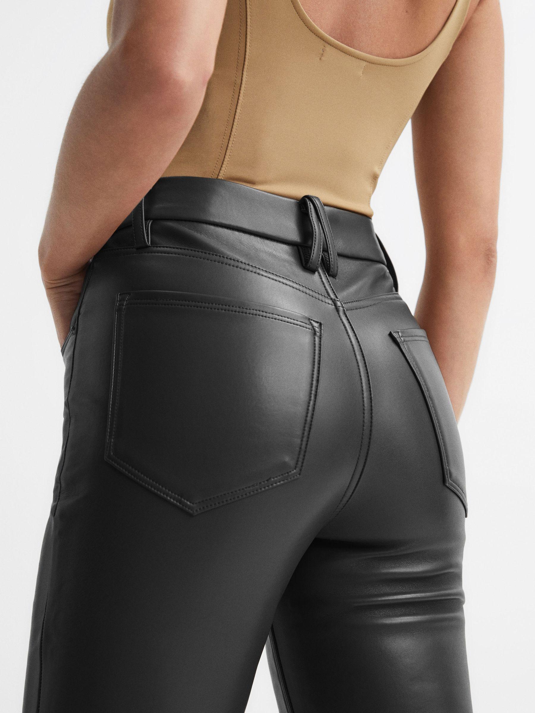 Good American Better Than Leather Pants in Black Product Image
