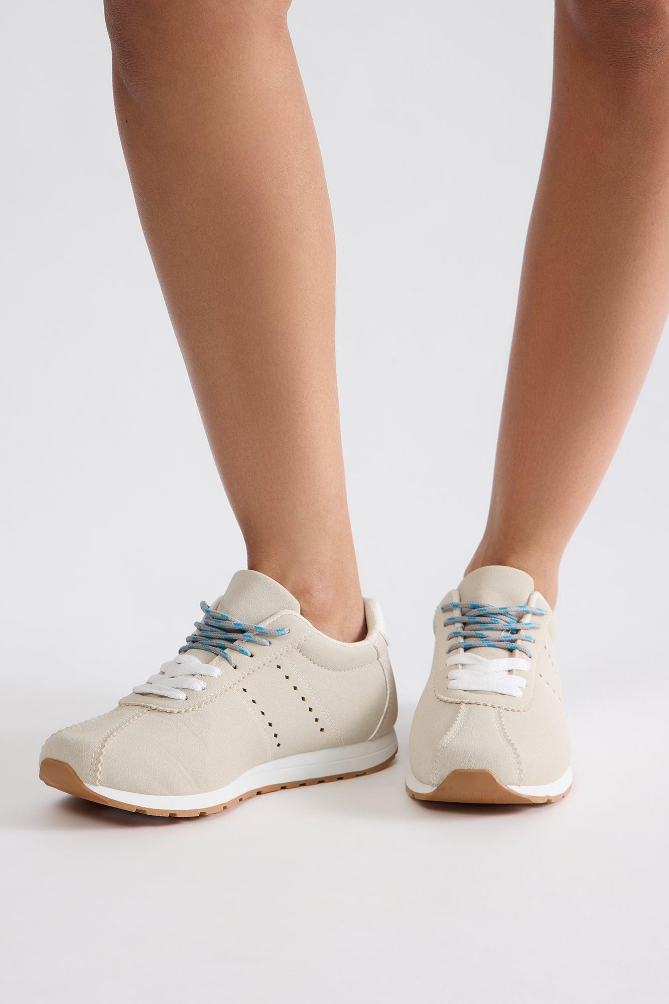 Brody Lace Up Sneakers - Grey Product Image