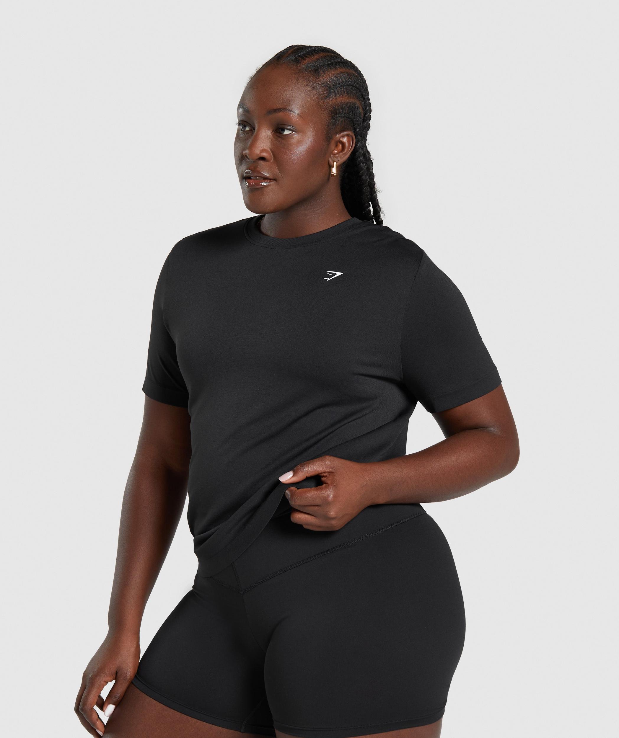 Gymshark Everyday Seamless T-Shirt - Black Female Product Image