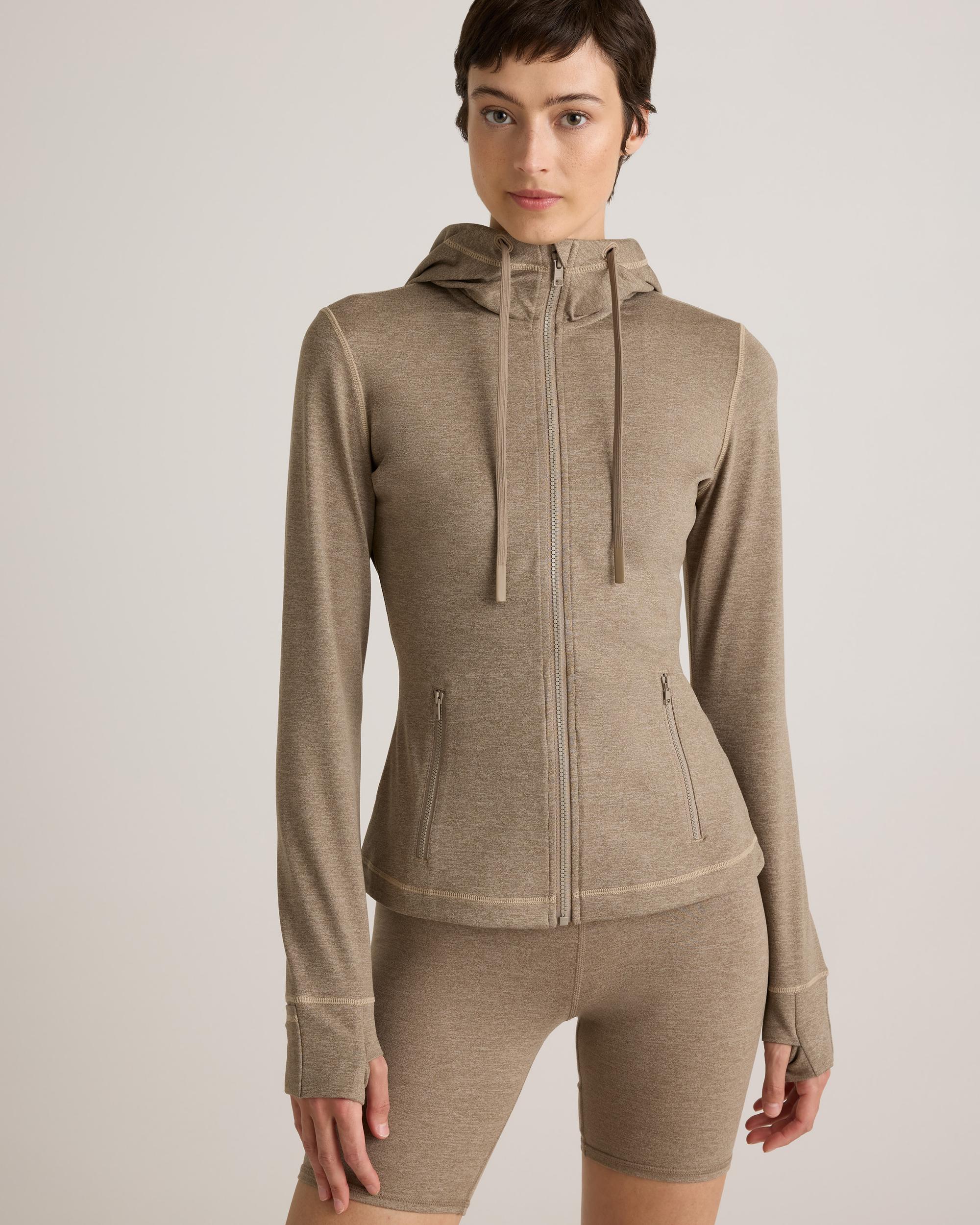 Quince | Women's Ultra-Soft Slim Fit Hooded Jacket Size XS, Polyester Product Image