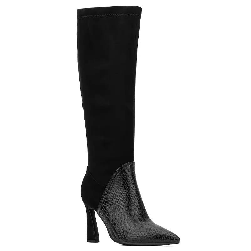 Torgeis Mia Women's Heeled Knee-High Boots, Size: 8.5, Black Product Image