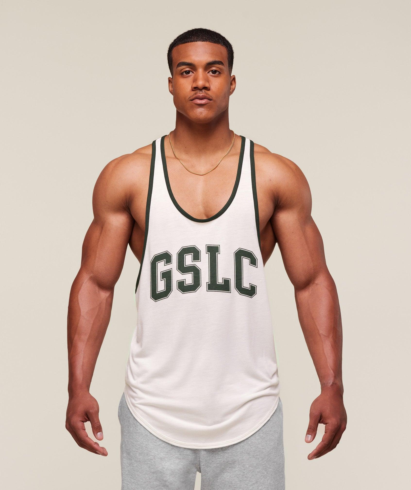 Gymshark GSLC Ringer Stringer - Soft White Male Product Image