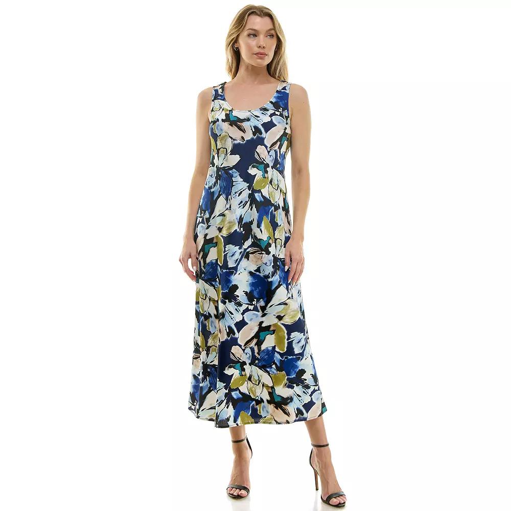 Women's Luxology Sleeveless Satin Slip Dress,  Product Image