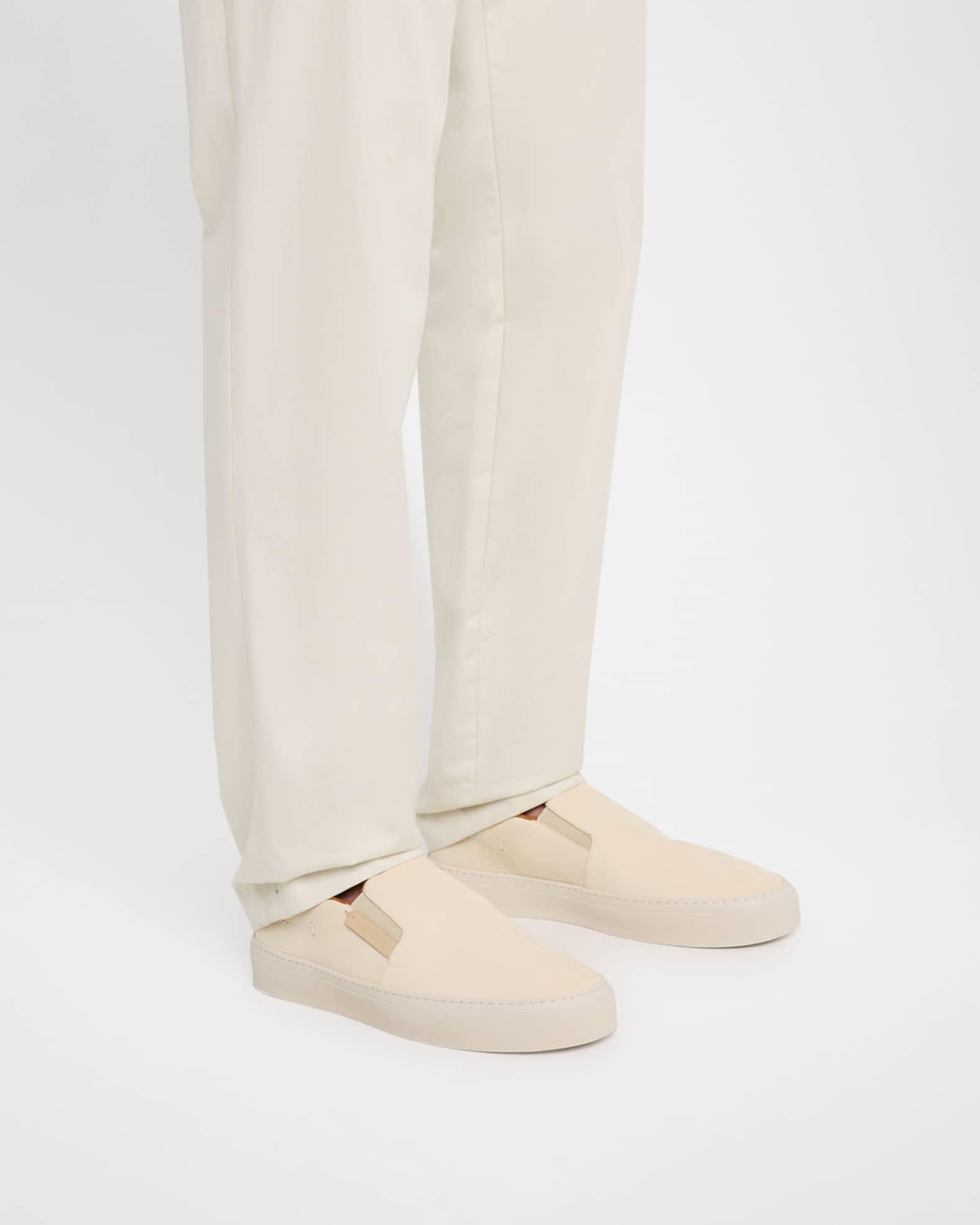 Men's Monclub Leather Slip-On Sneakers Product Image